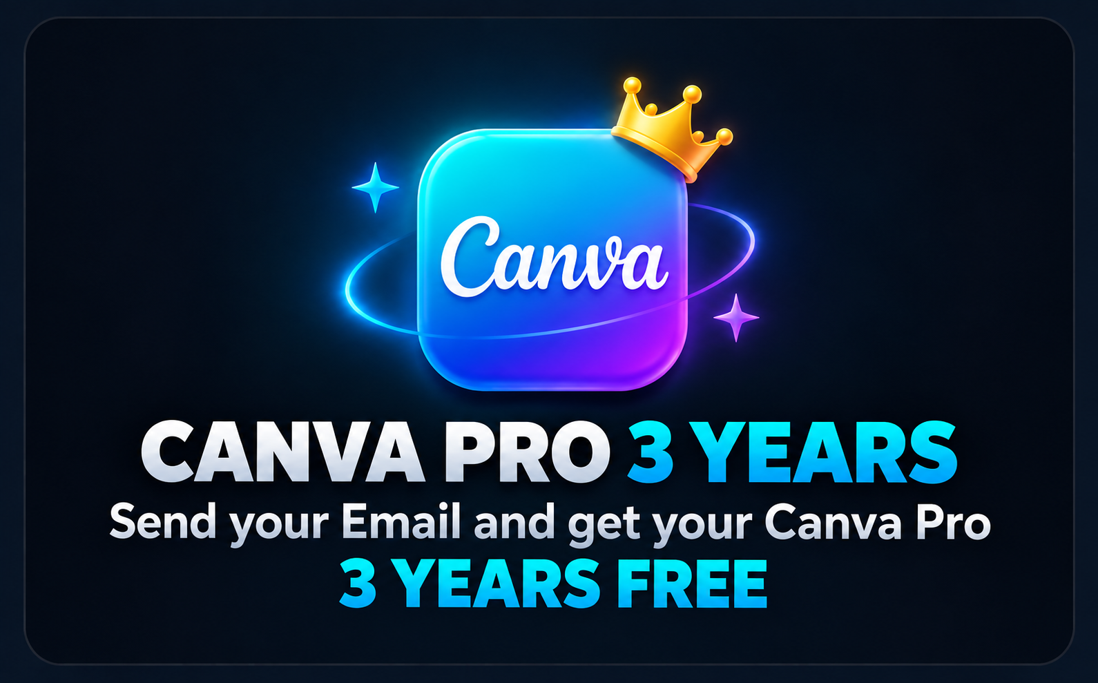CANVA PRO 3 YEARS FREE